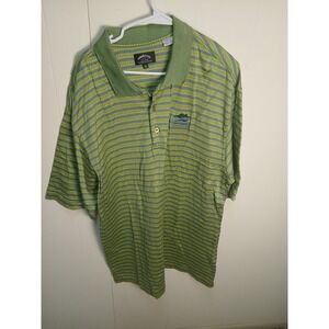 Monterey Club Bartow FL Golf Course Green Polo Shirt Men's Size XL EUC